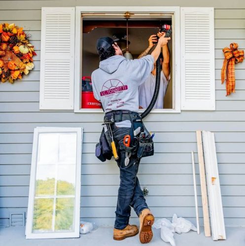 fall window installation